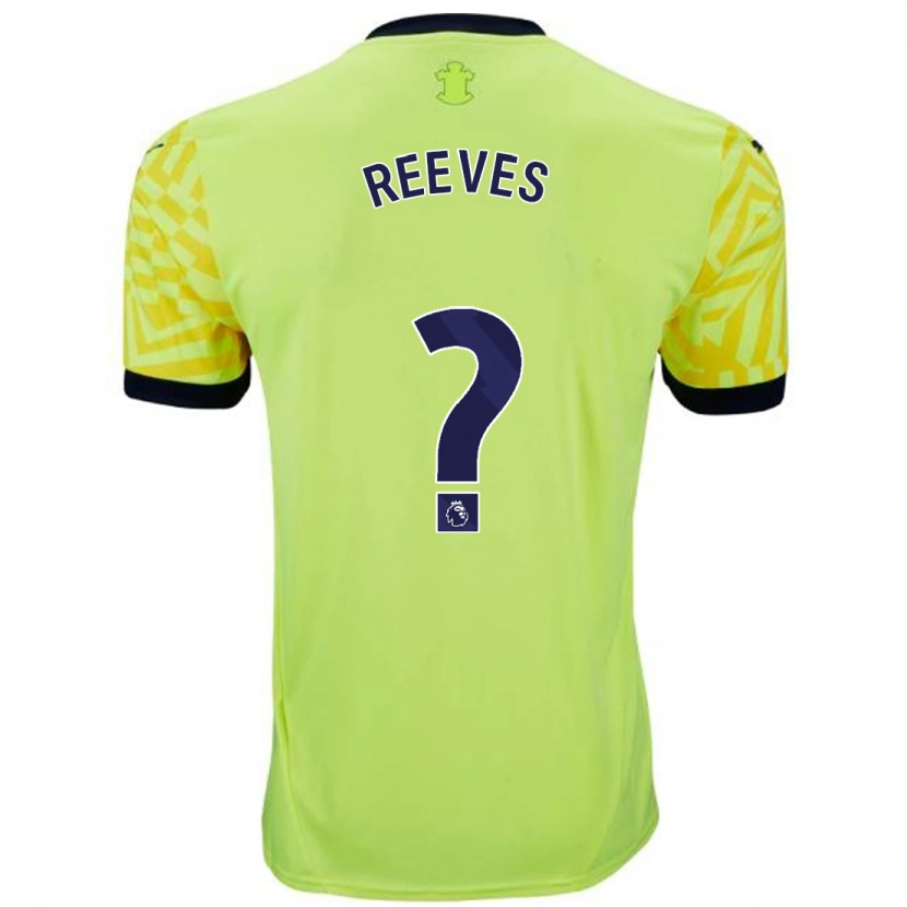 Danxen Kinder Ben Reeves #0 Gelb Auswärtstrikot Trikot 2024/25 T-Shirt