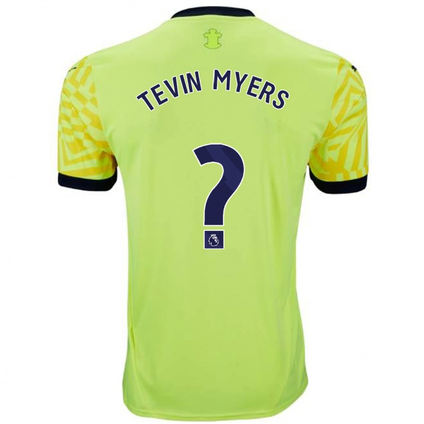 Danxen Kinder Tevin Myers #0 Gelb Auswärtstrikot Trikot 2024/25 T-Shirt