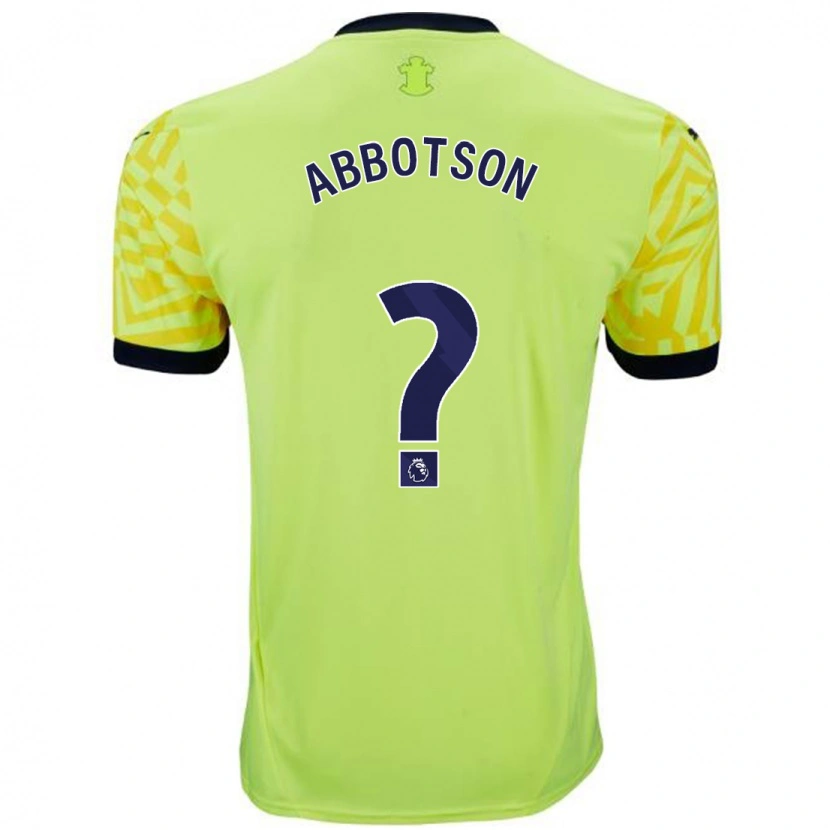 Danxen Kinder Oscar Abbotson #0 Gelb Auswärtstrikot Trikot 2024/25 T-Shirt