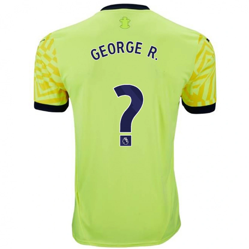 Danxen Kinder George Robinson #0 Gelb Auswärtstrikot Trikot 2024/25 T-Shirt