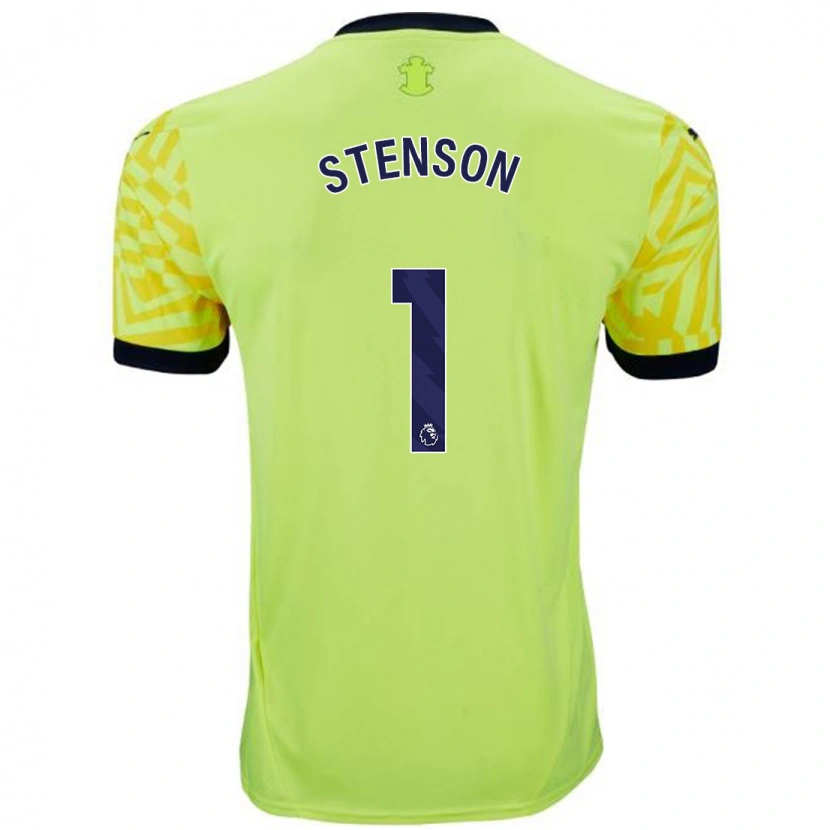 Danxen Kinder Fran Stenson #1 Gelb Auswärtstrikot Trikot 2024/25 T-Shirt