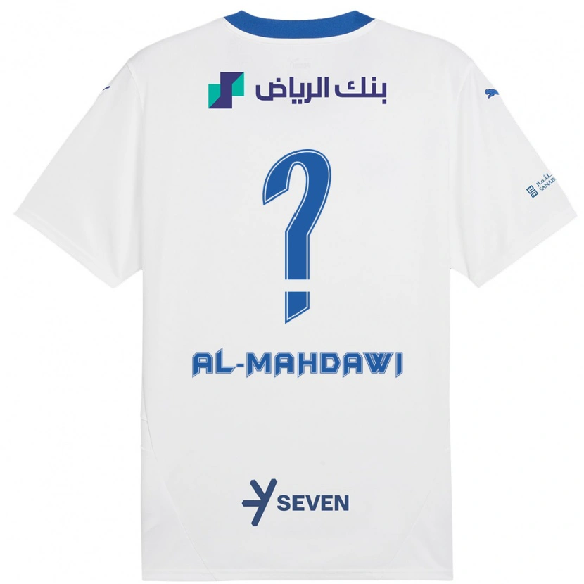 Danxen Kinder Ali Al-Mahdawi #0 Weiß Blau Auswärtstrikot Trikot 2024/25 T-Shirt