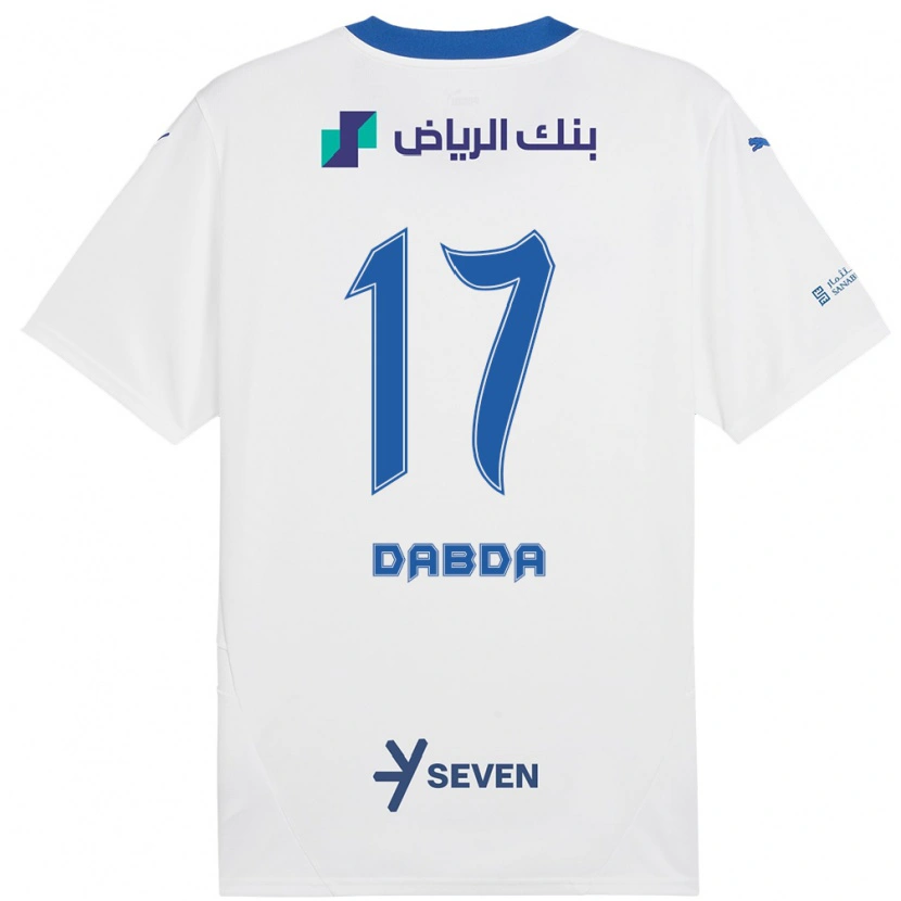 Danxen Kinder Claudia Dabda #17 Weiß Blau Auswärtstrikot Trikot 2024/25 T-Shirt