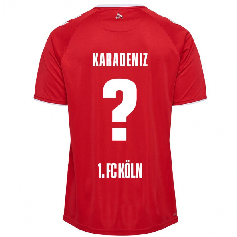 Danxen Kinder Thierry Karadeniz #0 Rot Weiß Auswärtstrikot Trikot 2024/25 T-Shirt