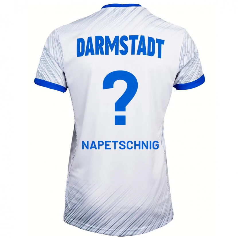 Danxen Kinder Raphael Napetschnig #0 Weiß Blau Auswärtstrikot Trikot 2024/25 T-Shirt