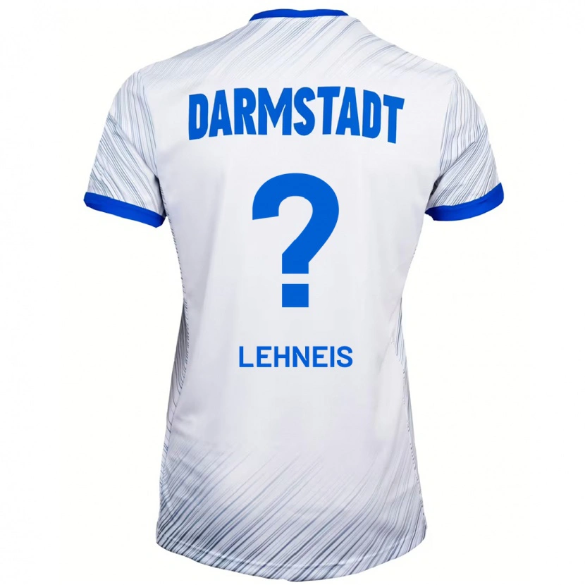 Danxen Kinder Daniel Lehneis #0 Weiß Blau Auswärtstrikot Trikot 2024/25 T-Shirt