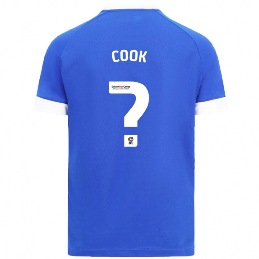 Danxen Herren Freddie Cook #0 Himmelblau Heimtrikot Trikot 2024/25 T-Shirt