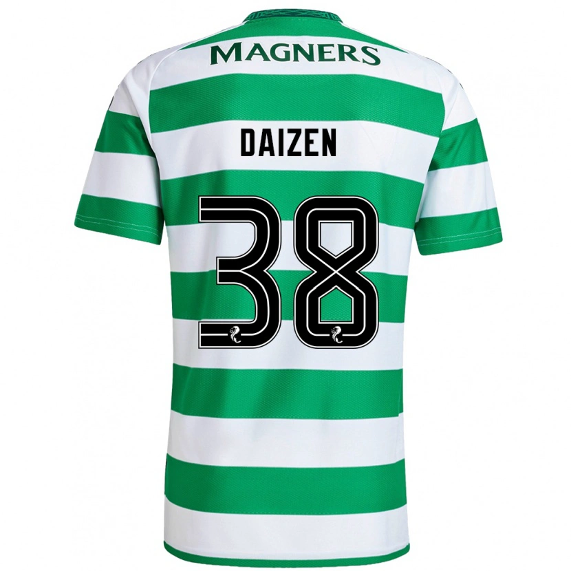 Danxen Herren Daizen Maeda #38 Grün Weiß Heimtrikot Trikot 2024/25 T-Shirt