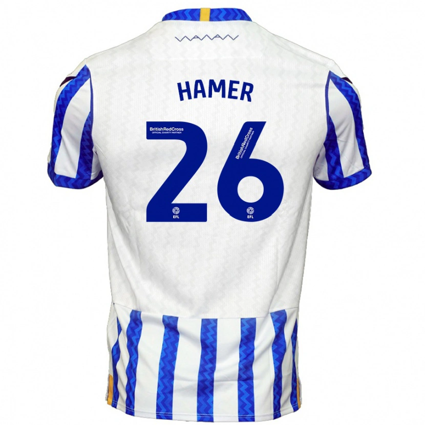 Danxen Herren Ben Hamer #26 Blau Weiß Heimtrikot Trikot 2024/25 T-Shirt