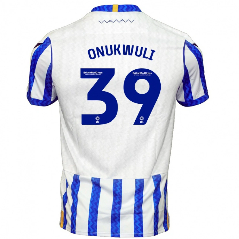 Danxen Herren Favour Onukwuli #39 Blau Weiß Heimtrikot Trikot 2024/25 T-Shirt