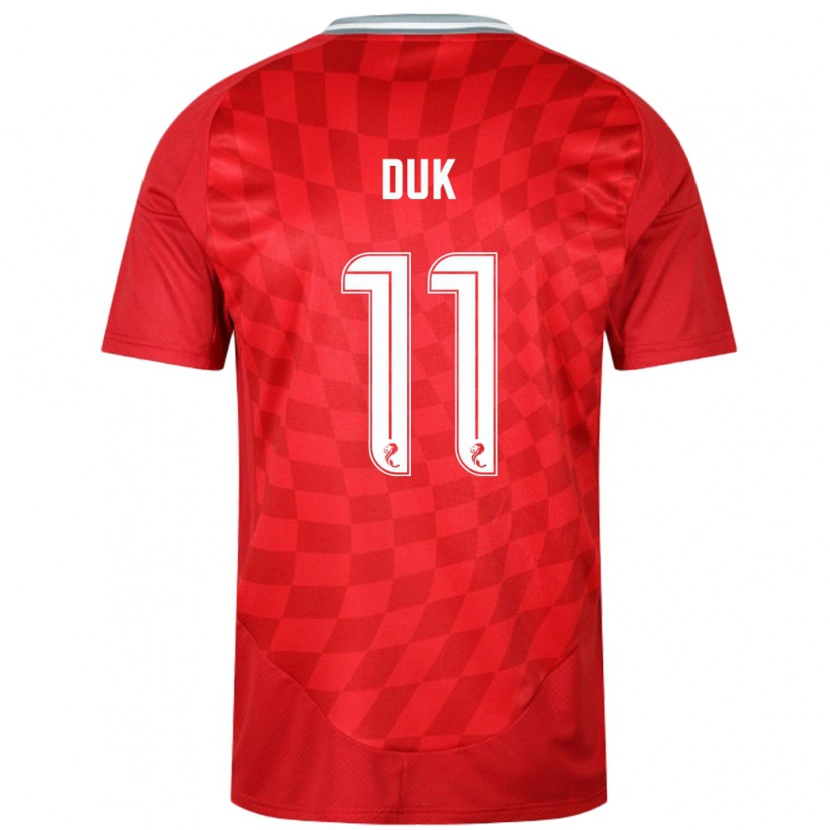 Danxen Herren Duk #11 Rot Heimtrikot Trikot 2024/25 T-Shirt