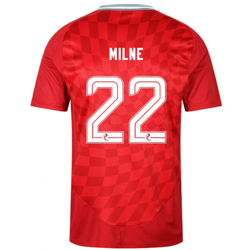 Danxen Herren Jack Milne #22 Rot Heimtrikot Trikot 2024/25 T-Shirt