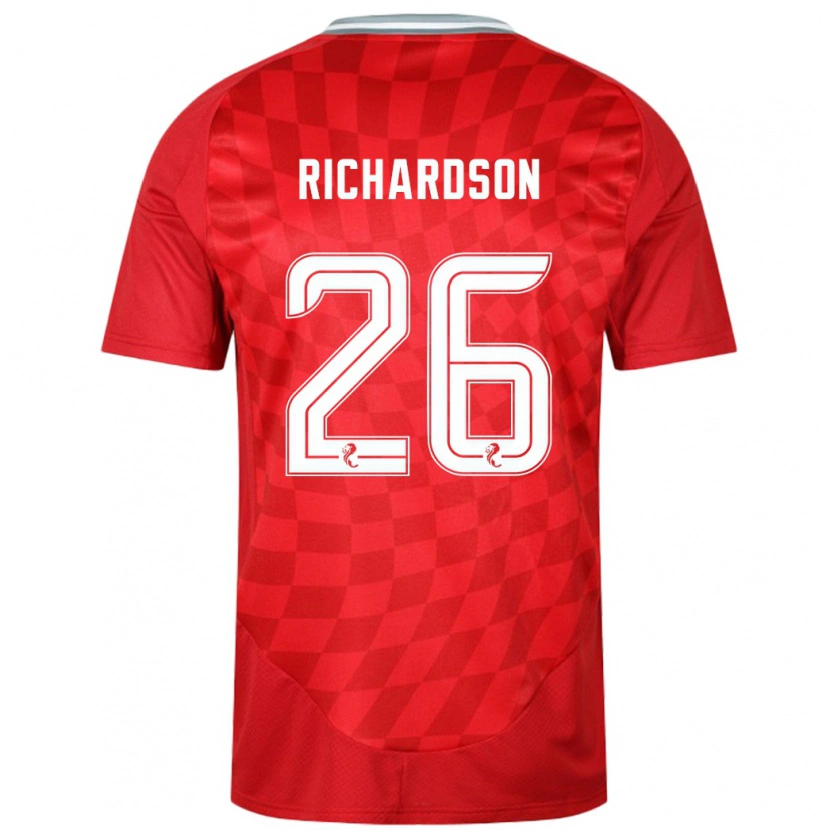 Danxen Herren Jayden Richardson #26 Rot Heimtrikot Trikot 2024/25 T-Shirt