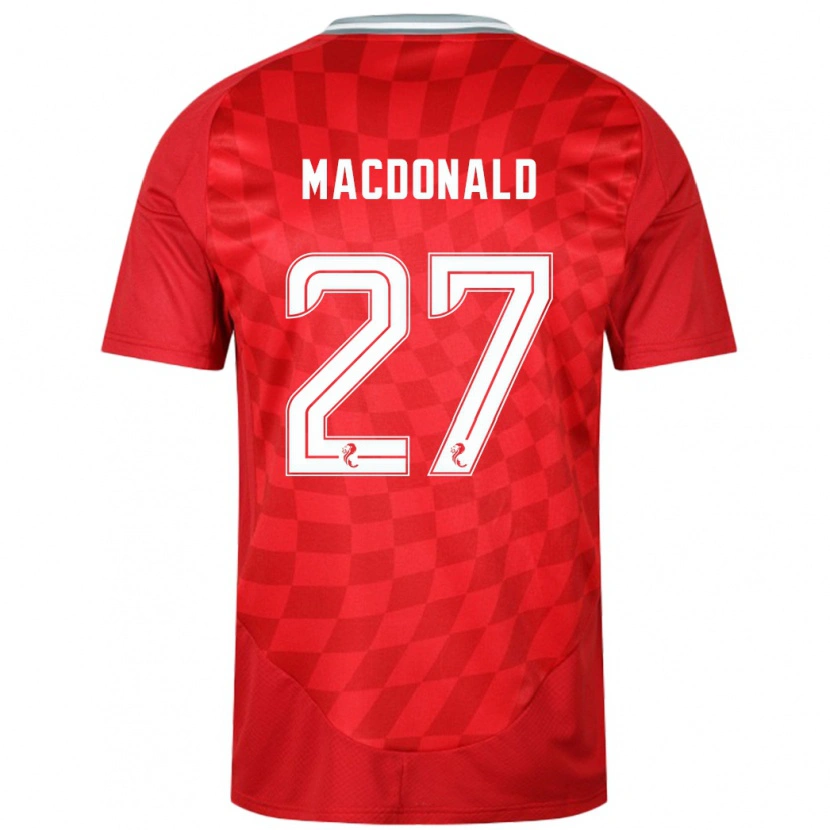 Danxen Herren Angus Macdonald #27 Rot Heimtrikot Trikot 2024/25 T-Shirt