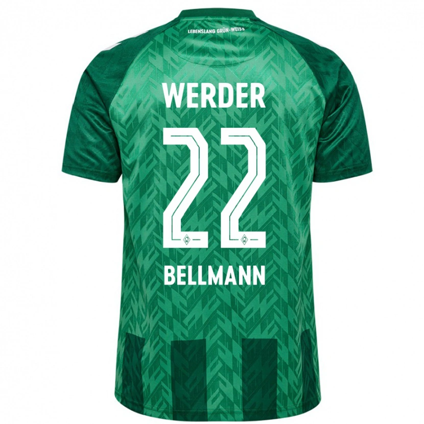 Danxen Herren Paul Bellmann #22 Grün Heimtrikot Trikot 2024/25 T-Shirt