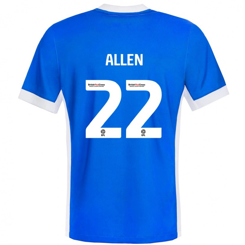 Danxen Herren Remi Allen #22 Blau Weiß Heimtrikot Trikot 2024/25 T-Shirt