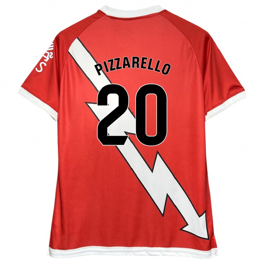 Danxen Herren Charlyann Pizzarello #20 Weiß Rot Heimtrikot Trikot 2024/25 T-Shirt