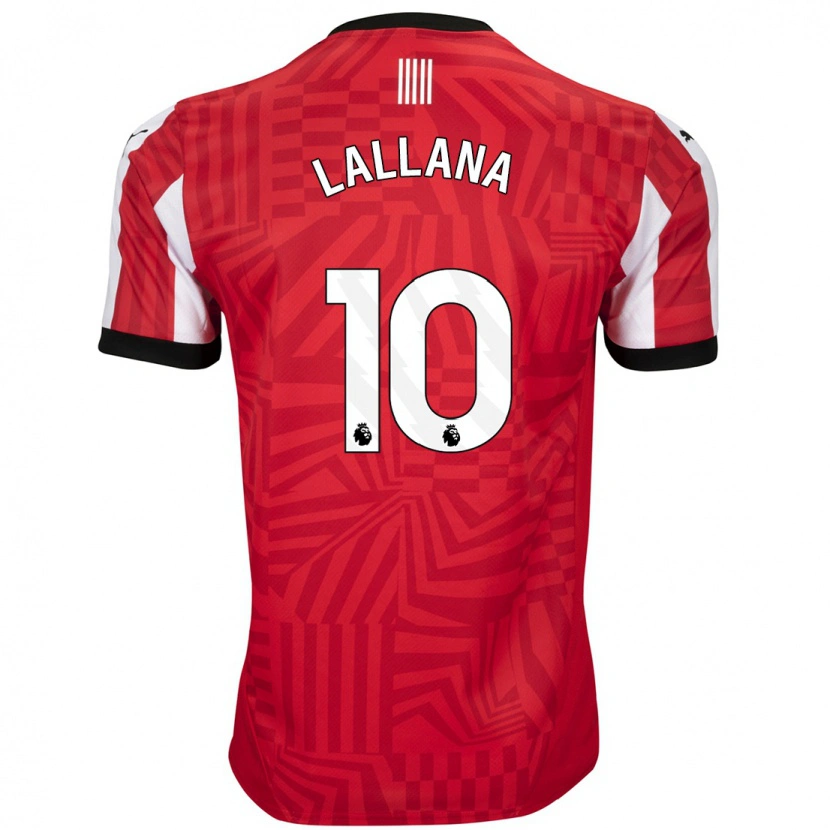 Danxen Herren Adam Lallana #10 Rot Weiß Heimtrikot Trikot 2024/25 T-Shirt