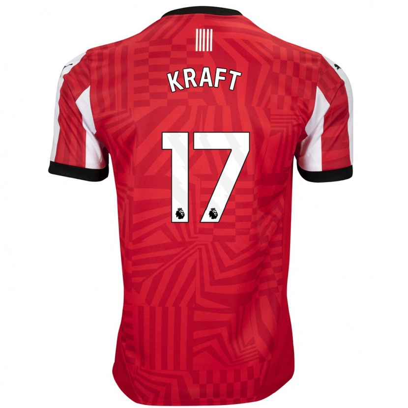 Danxen Herren Emily Kraft #17 Rot Weiß Heimtrikot Trikot 2024/25 T-Shirt