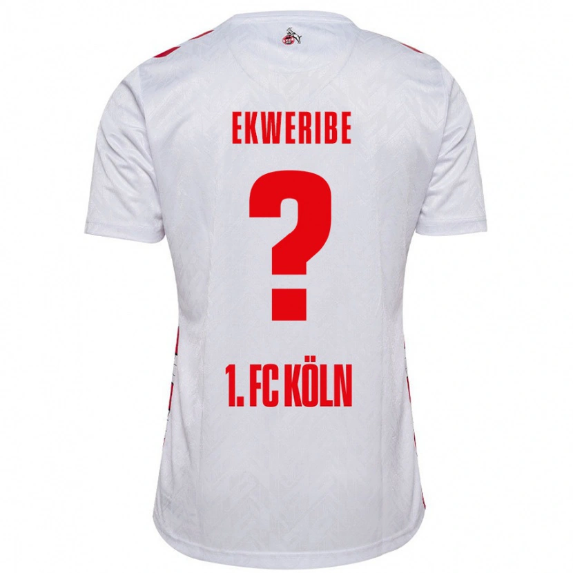 Danxen Herren Kevin Ekweribe #0 Weiß Rot Heimtrikot Trikot 2024/25 T-Shirt