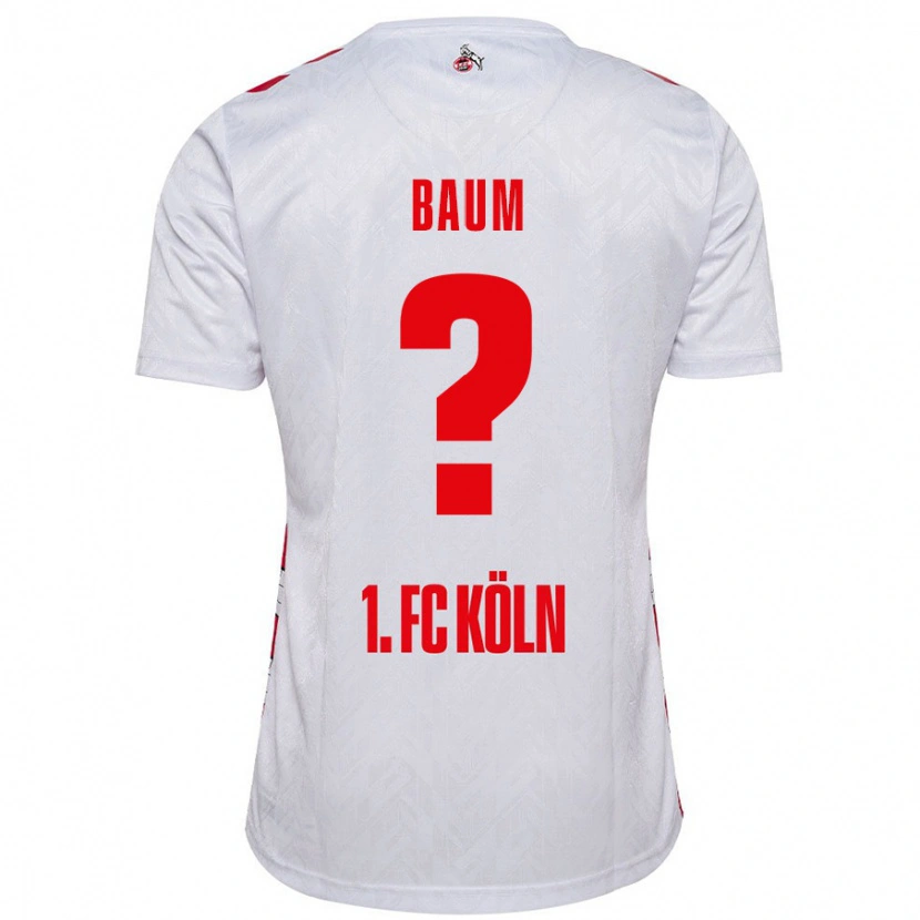 Danxen Herren Julius Baum #0 Weiß Rot Heimtrikot Trikot 2024/25 T-Shirt