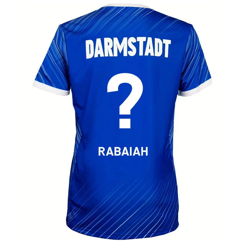 Danxen Herren Ali Rabaiah #0 Blau Weiß Heimtrikot Trikot 2024/25 T-Shirt