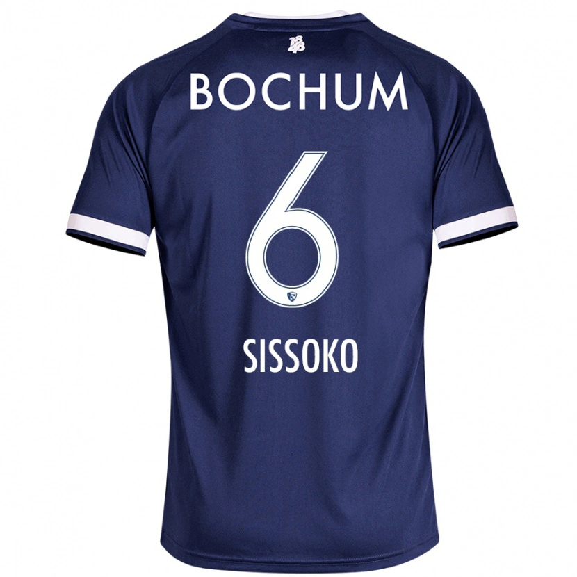 Danxen Herren Ibrahima Sissoko #6 Dunkelblau Heimtrikot Trikot 2024/25 T-Shirt