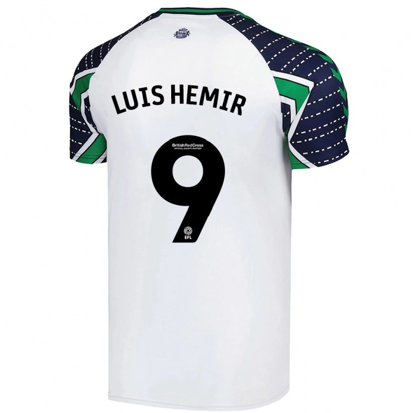 Danxen Herren Luís Semedo #9 Weiß Auswärtstrikot Trikot 2024/25 T-Shirt