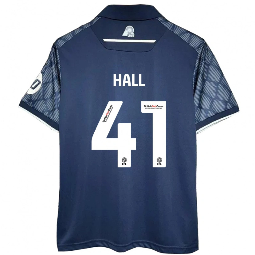 Danxen Herren Liam Hall #41 Schwarz Auswärtstrikot Trikot 2024/25 T-Shirt