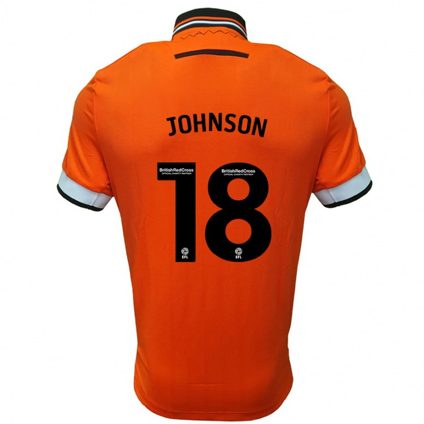 Danxen Herren Marvin Johnson #18 Orange Weiß Auswärtstrikot Trikot 2024/25 T-Shirt