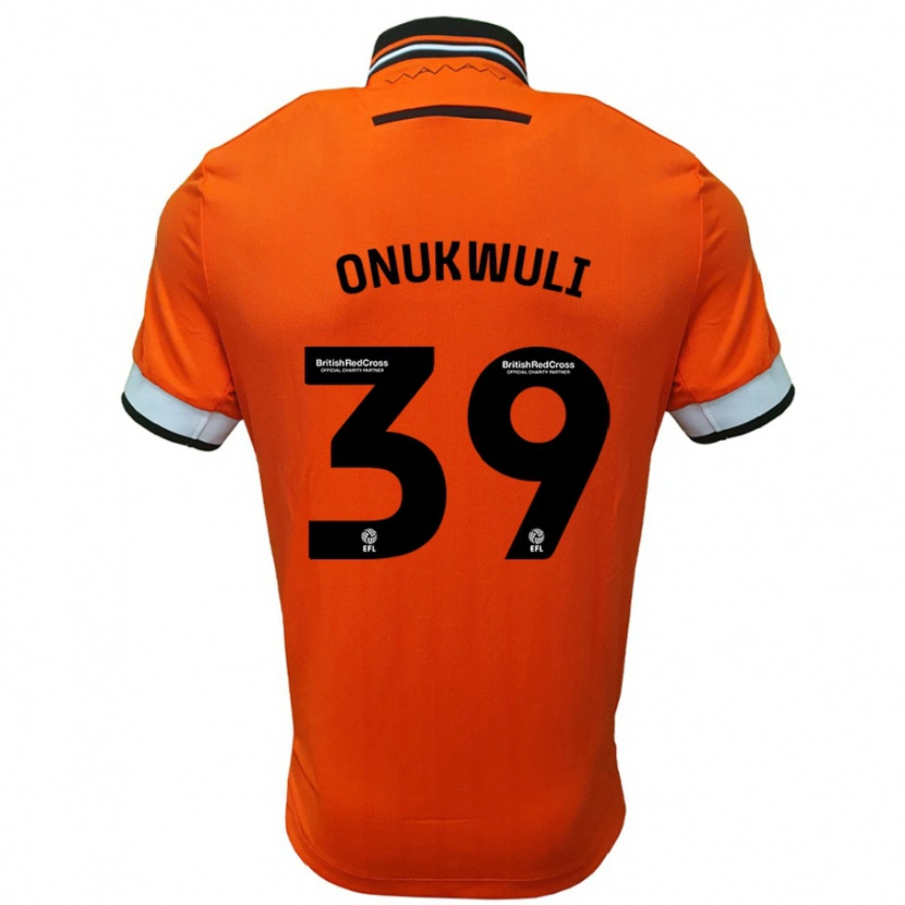 Danxen Herren Favour Onukwuli #39 Orange Weiß Auswärtstrikot Trikot 2024/25 T-Shirt