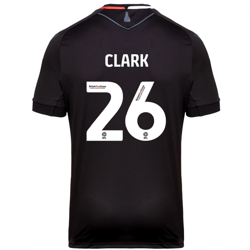 Danxen Herren Ciaran Clark #26 Schwarz Auswärtstrikot Trikot 2024/25 T-Shirt