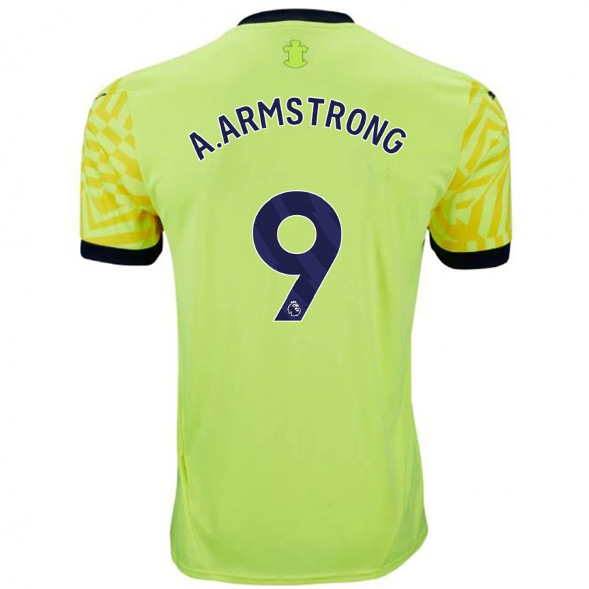 Danxen Herren Adam Armstrong #9 Gelb Auswärtstrikot Trikot 2024/25 T-Shirt