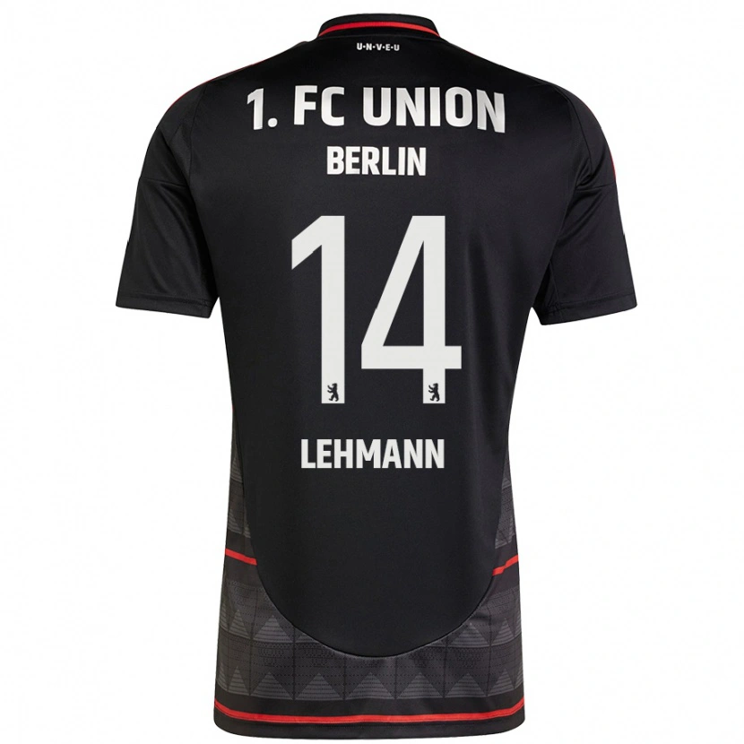 Danxen Herren Noah Lehmann #14 Schwarz Auswärtstrikot Trikot 2024/25 T-Shirt