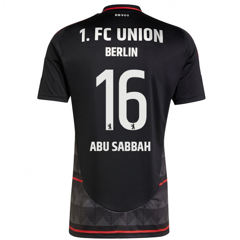 Danxen Herren Sarah Abu Sabbah #16 Schwarz Auswärtstrikot Trikot 2024/25 T-Shirt