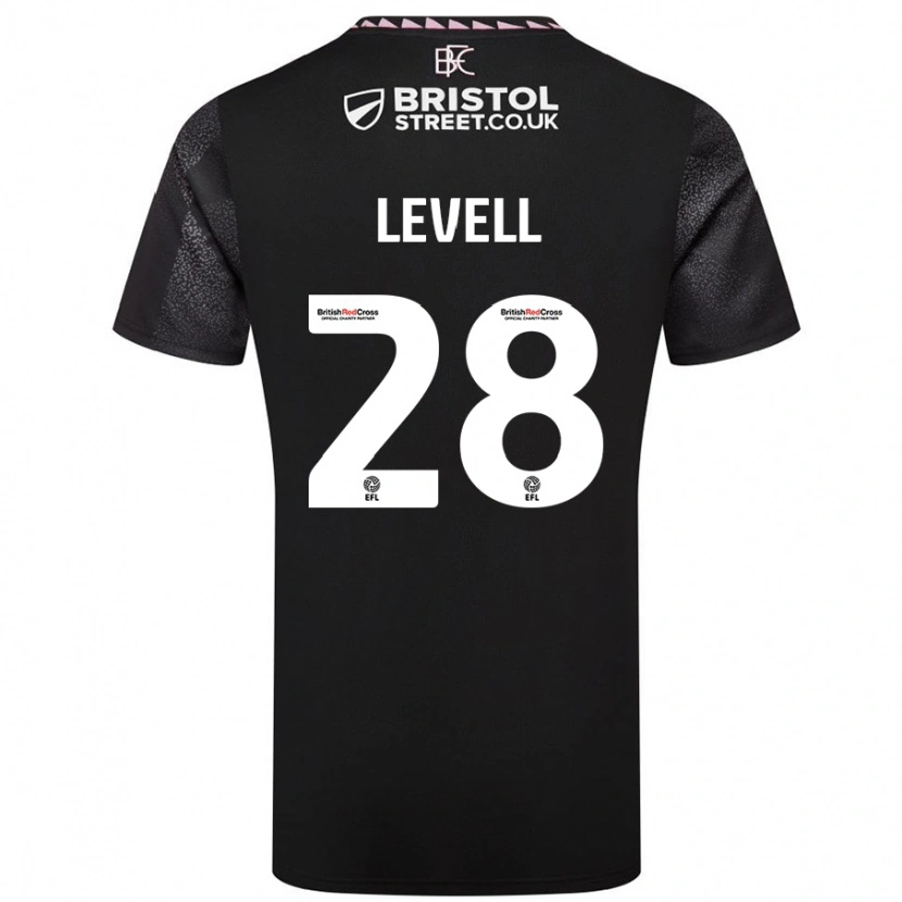 Danxen Herren Kirstie Levell #28 Schwarz Auswärtstrikot Trikot 2024/25 T-Shirt