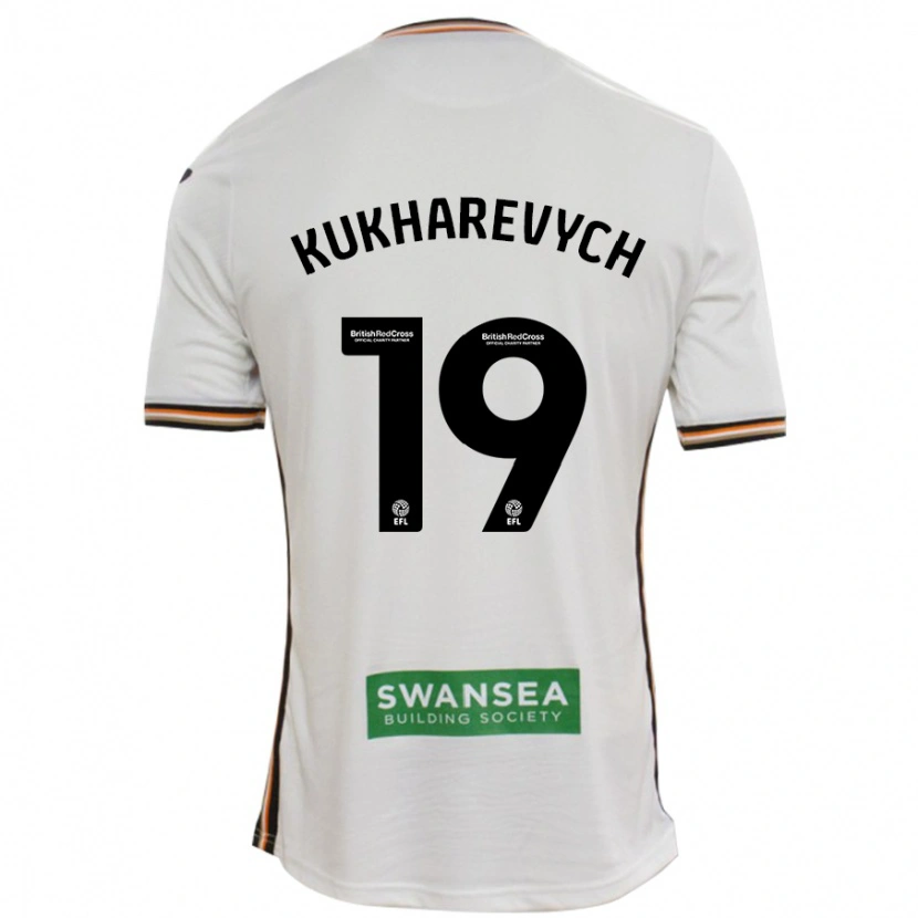 Danxen Damen Mykola Kukharevych #19 Rot Weiß Heimtrikot Trikot 2024/25 T-Shirt