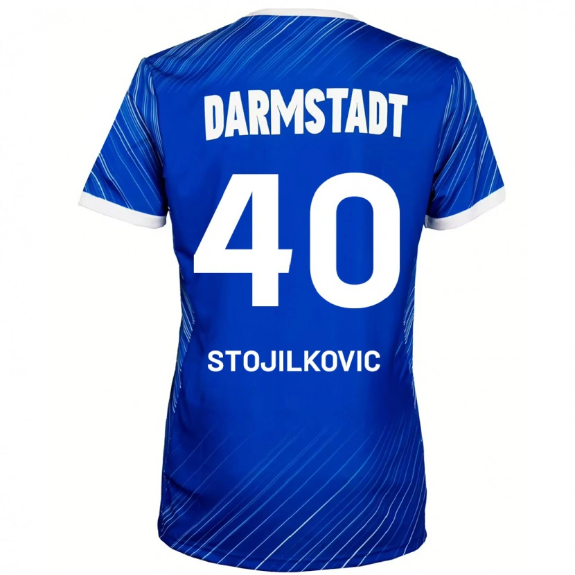 Danxen Damen Filip Stojilkovic #40 Blau Weiß Heimtrikot Trikot 2024/25 T-Shirt