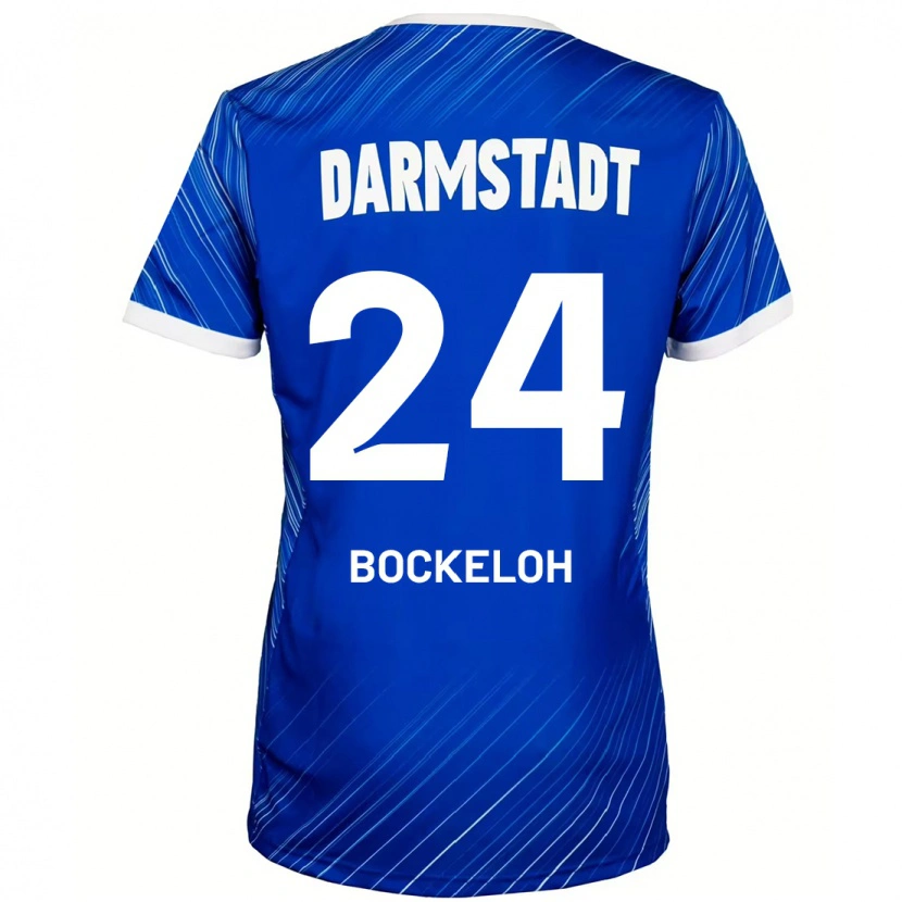 Danxen Damen Leonhard Bockeloh #24 Blau Weiß Heimtrikot Trikot 2024/25 T-Shirt