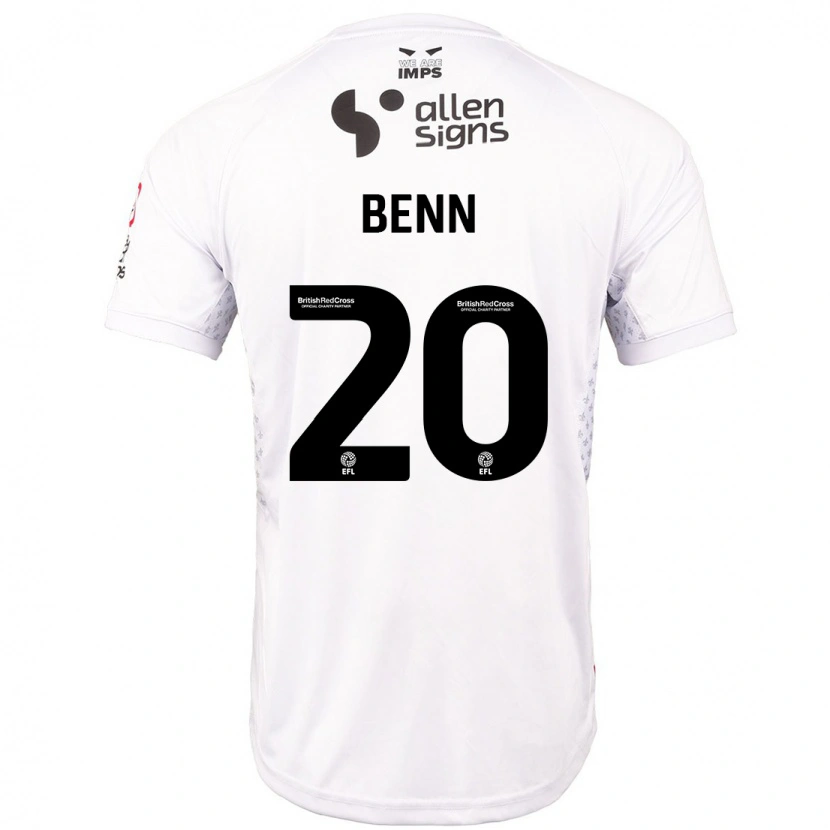 Danxen Damen Jay Benn #20 Rot Weiß Auswärtstrikot Trikot 2024/25 T-Shirt