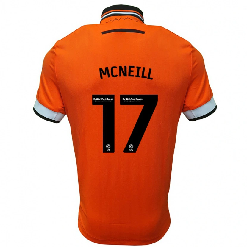 Danxen Damen Charlie Mcneill #17 Orange Weiß Auswärtstrikot Trikot 2024/25 T-Shirt