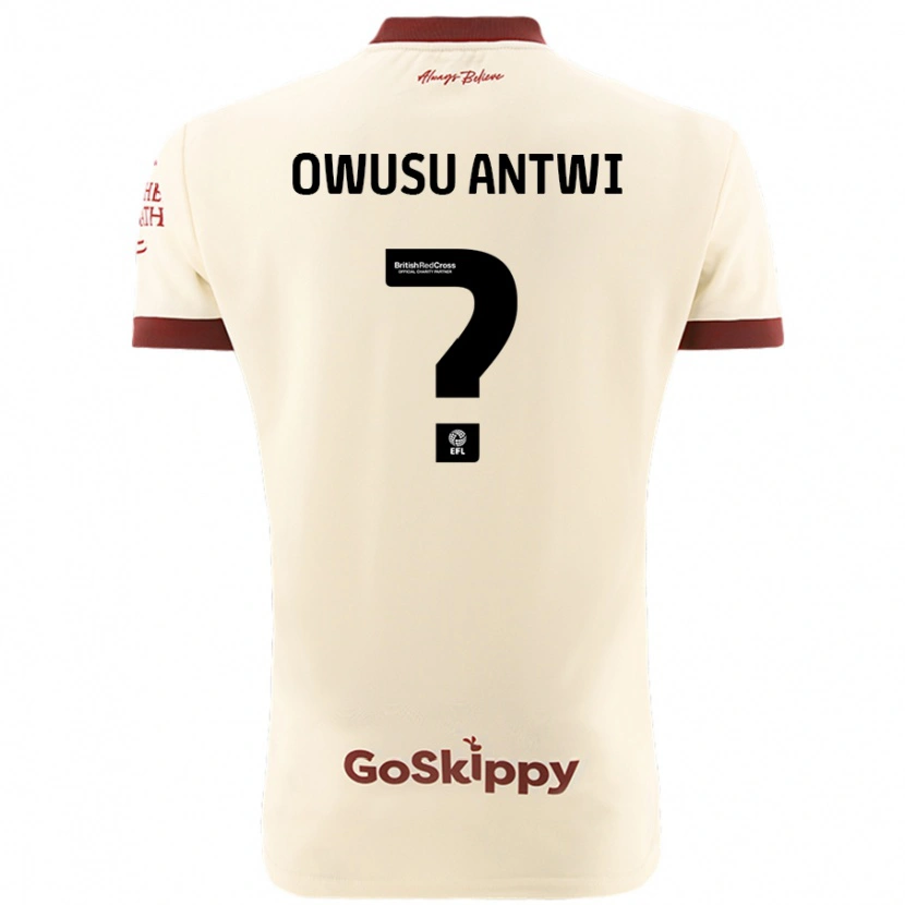 Danxen Damen Filbert Owusu-Antwi #0 Cremeweiß Auswärtstrikot Trikot 2024/25 T-Shirt