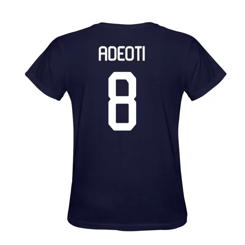 Herren Adeoti #8 Dunkelblau T-shirt Design Trikot Hemd