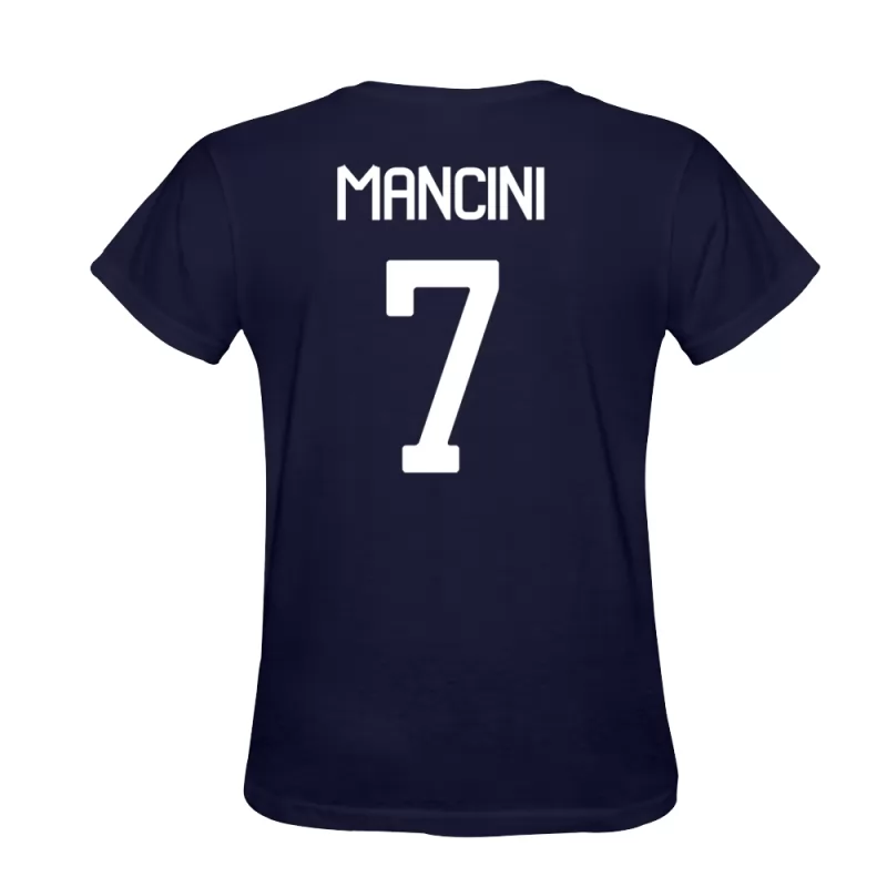 Herren Daniel Mancini #7 Dunkelblau T-shirt Design Trikot Hemd