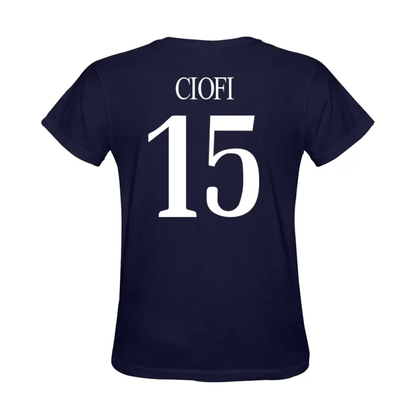 Herren Andrea Ciofi #15 Dunkelblau T-shirt Design Trikot Hemd