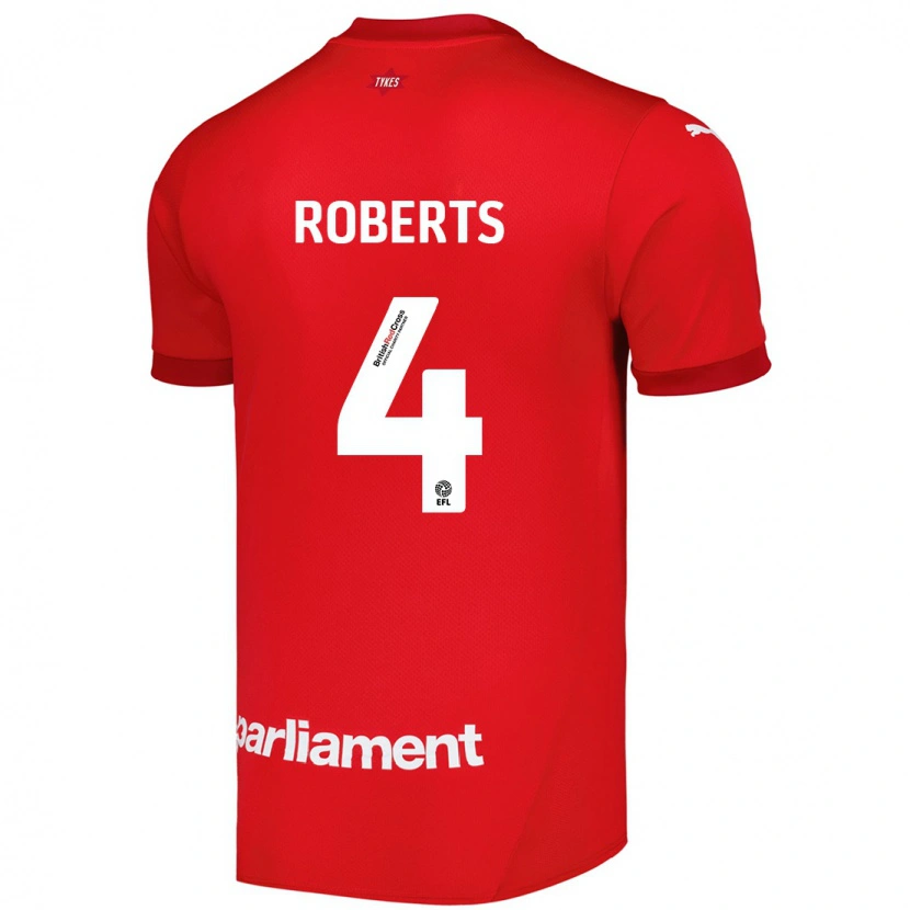 Danxen Kinder Marc Roberts #4 Rot Heimtrikot Trikot 2024/25 T-Shirt