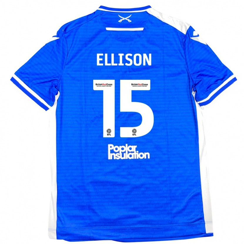 Danxen Kinder Dan Ellison #15 Blau Weiß Heimtrikot Trikot 2024/25 T-Shirt