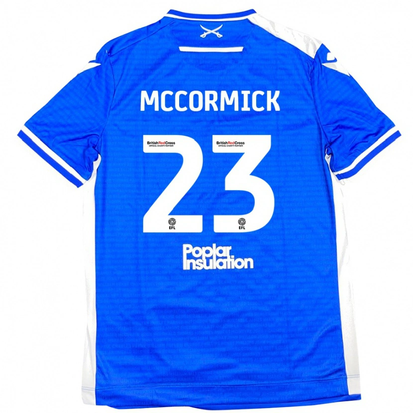 Danxen Kinder Luke Mccormick #23 Blau Weiß Heimtrikot Trikot 2024/25 T-Shirt