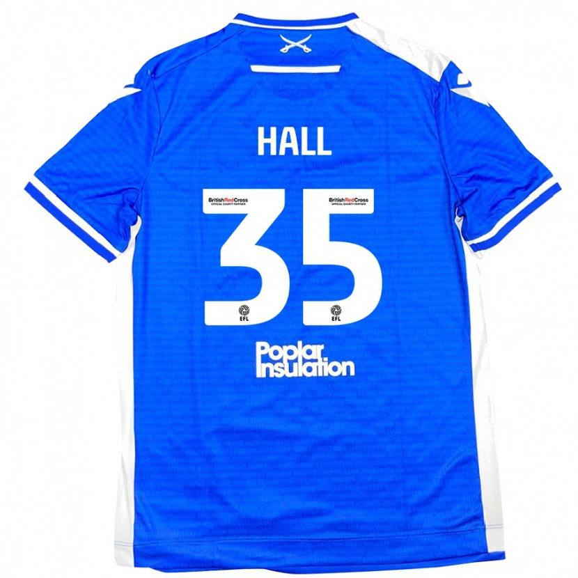 Danxen Kinder Matt Hall #35 Blau Weiß Heimtrikot Trikot 2024/25 T-Shirt