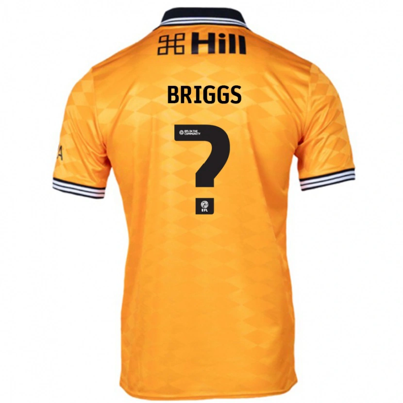 Danxen Kinder Jj Briggs #0 Orange Heimtrikot Trikot 2024/25 T-Shirt